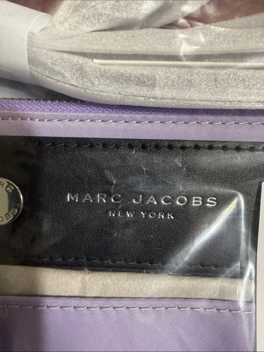 Marc Jacobs Lilac Crossbody Purse with Front Pocket